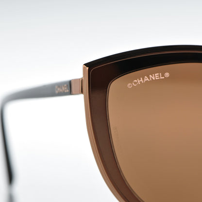 Chanel Metal Cat Eye Sunglasses 4222 Pink Gold 7 of 8