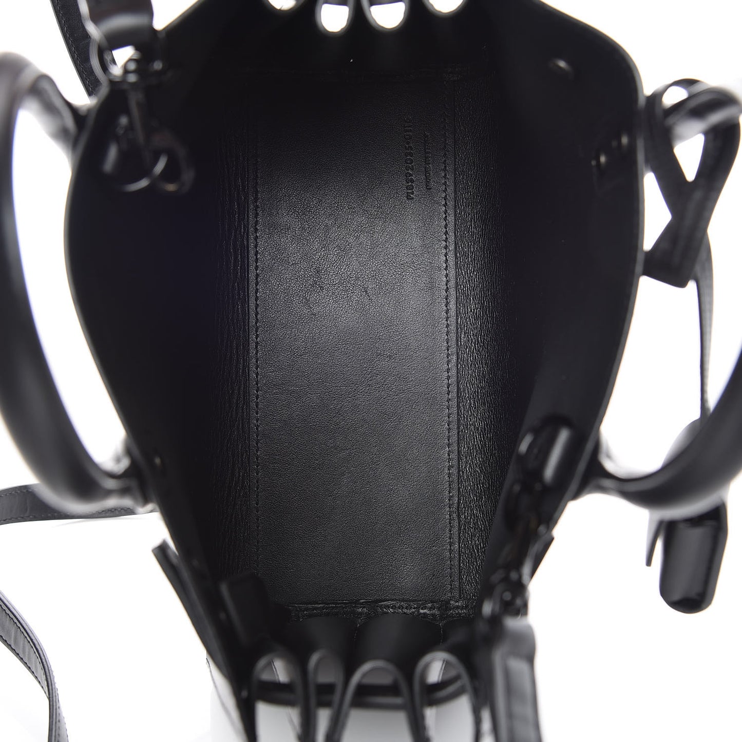 Calfskin Nano Sac de Jour Black