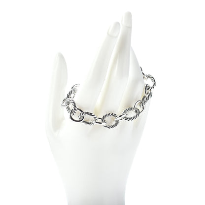 David Yurman Sterling Silver 12mm Large Oval Link Bracelet 2 of 4