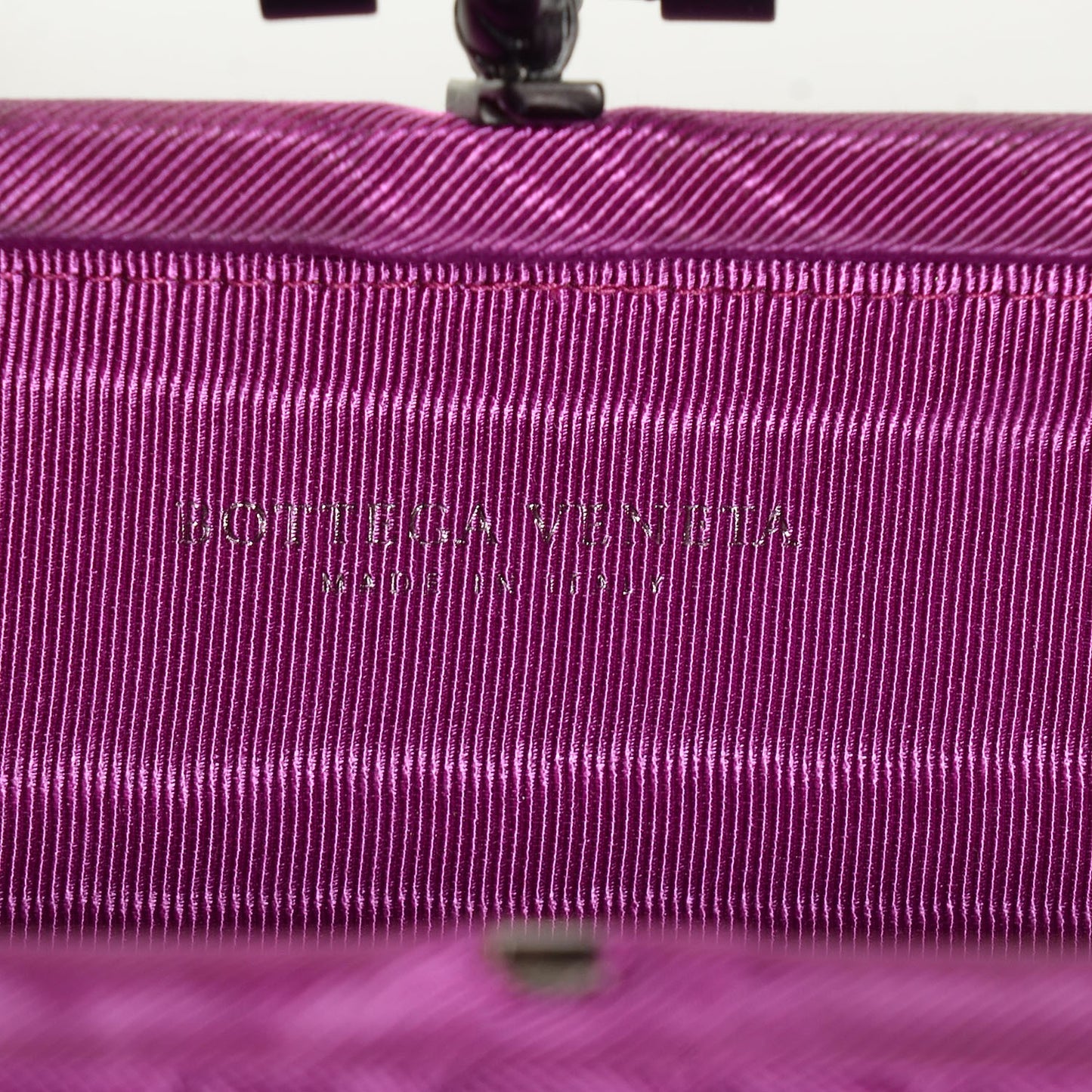 Silk Faille Intrecciato Knot Clutch