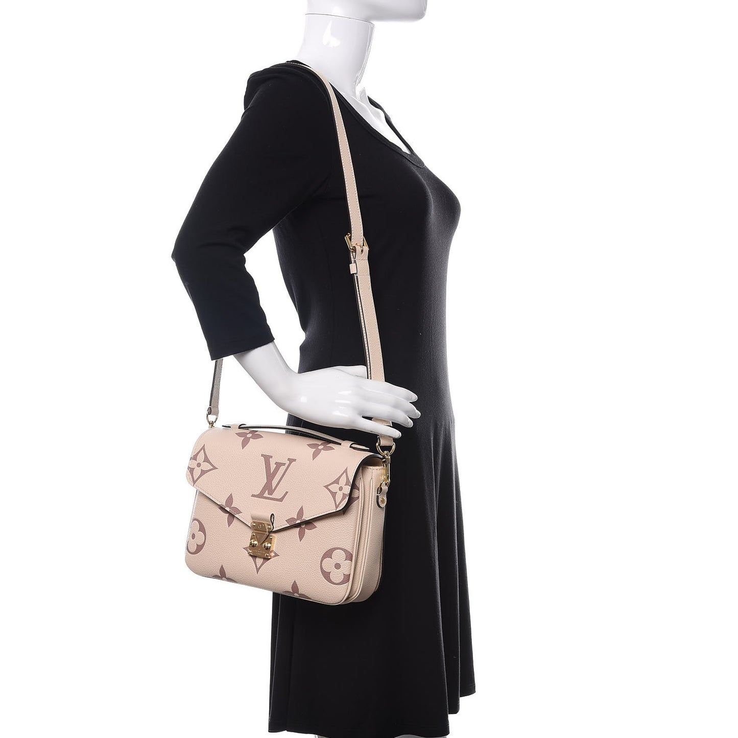 Empreinte Monogram Giant Pochette Metis Creme Bois De Rose