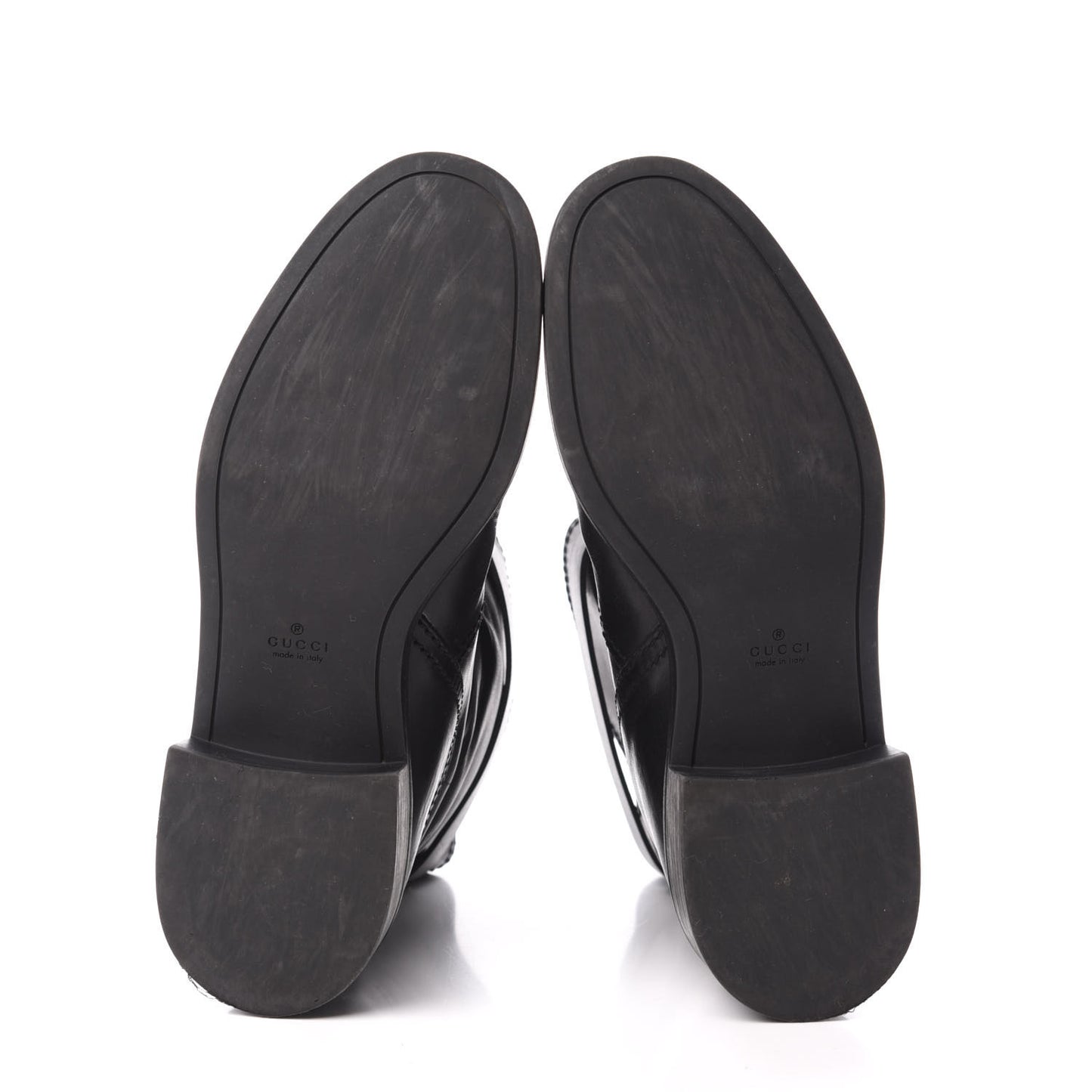 Calfskin Short Zip Boots 38 Black