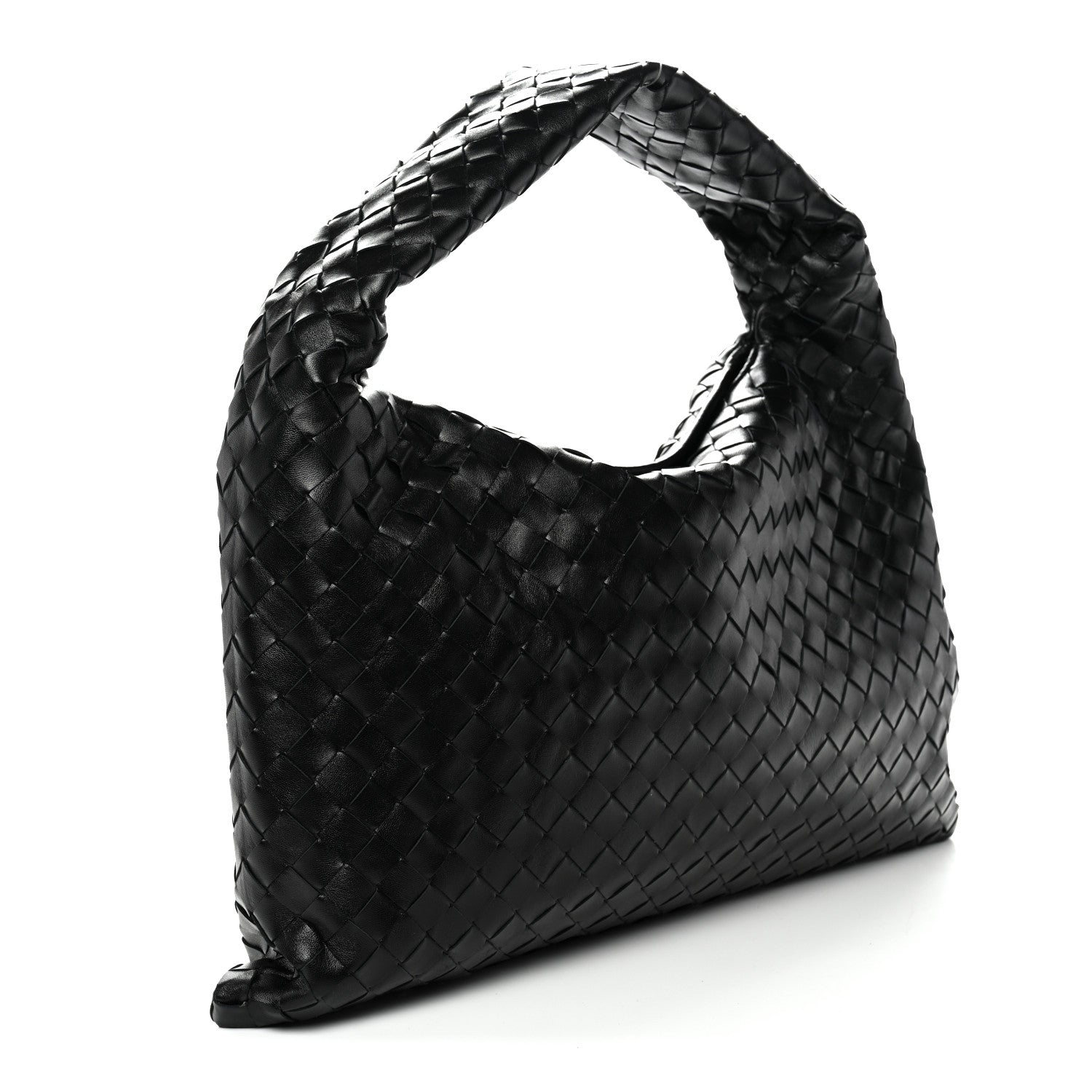 Bottega Veneta Calfskin Intrecciato Small Hop Black 3 of 10