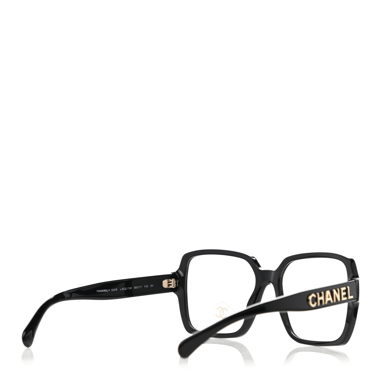 Acetate Square Eyeglasses 5408 Black
