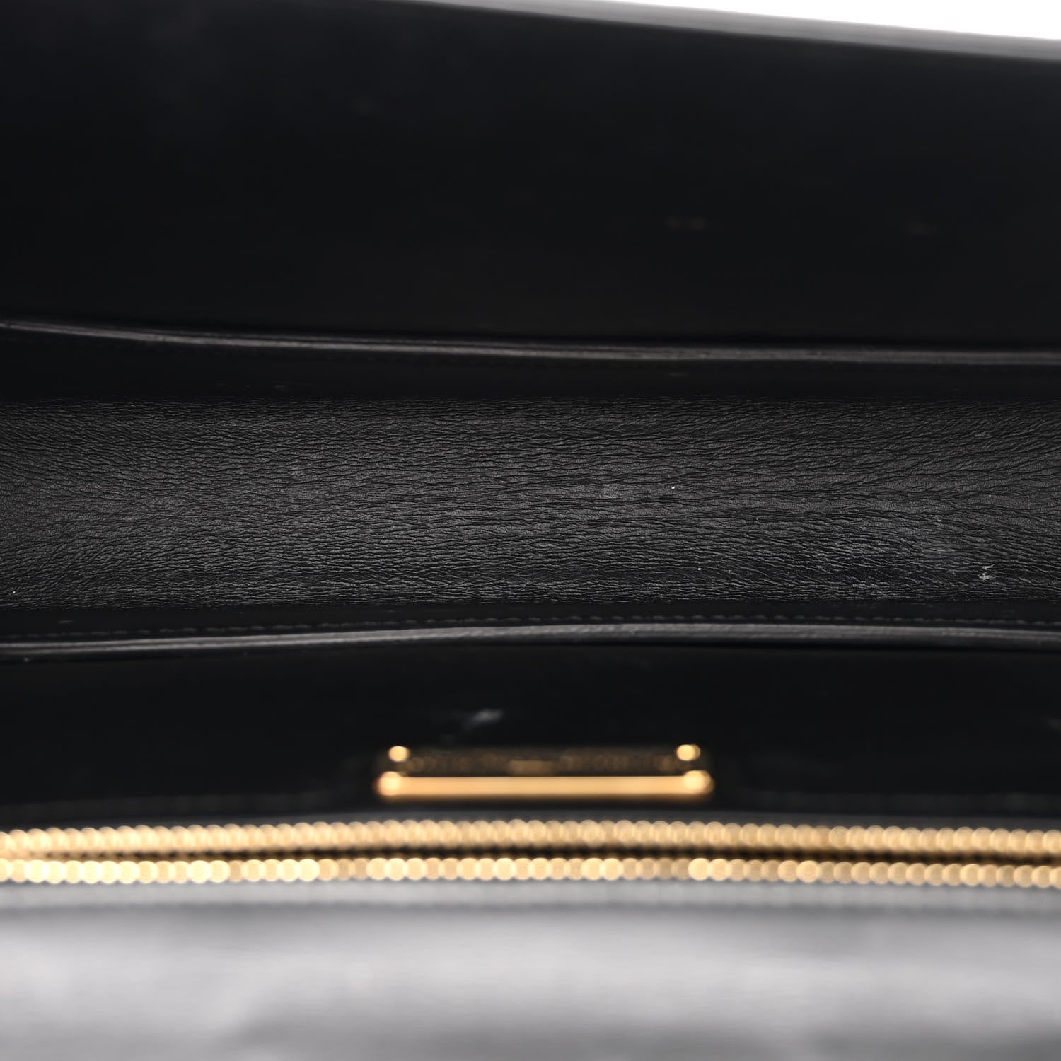 Salvatore Ferragamo Calfskin Suede Vara Bow Chain Flap Crossbody Black 5 of 15