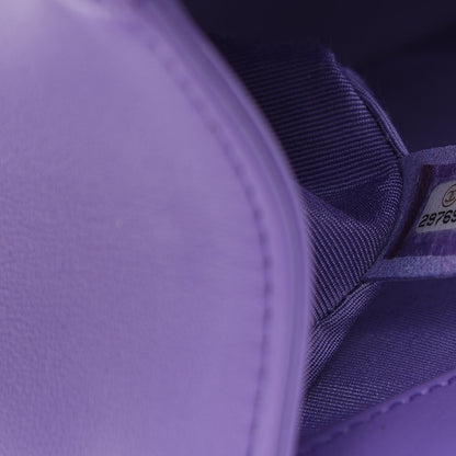 Chanel Calfskin Quilted Medium Boy Flap Purple 7 of 12