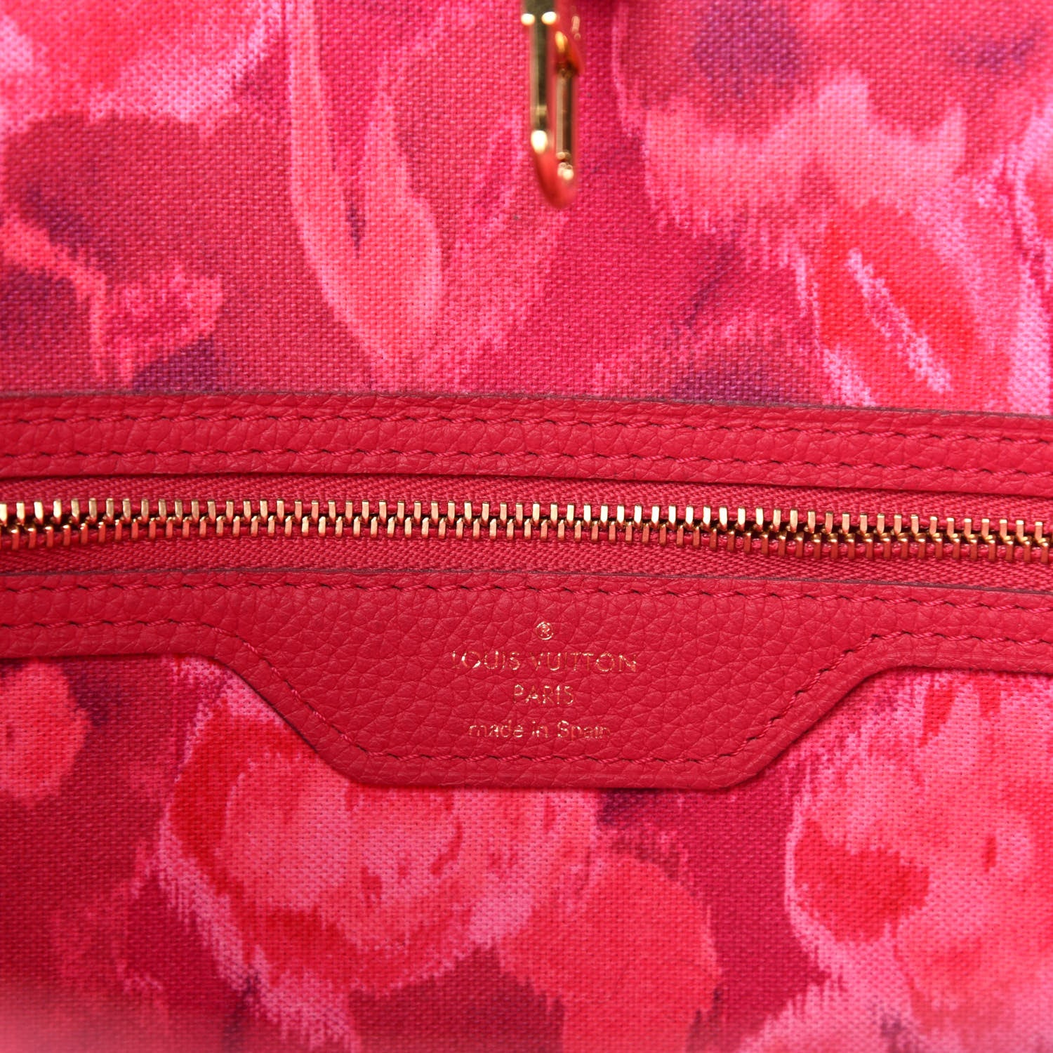 Louis Vuitton Monogram Articles de Voyage Ikat Neverfull MM Rose Indien 8 of 10