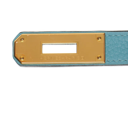 Hermes Taurillon Clemence Kelly Retourne 28 Bleu Saint Cyr 19 of 30