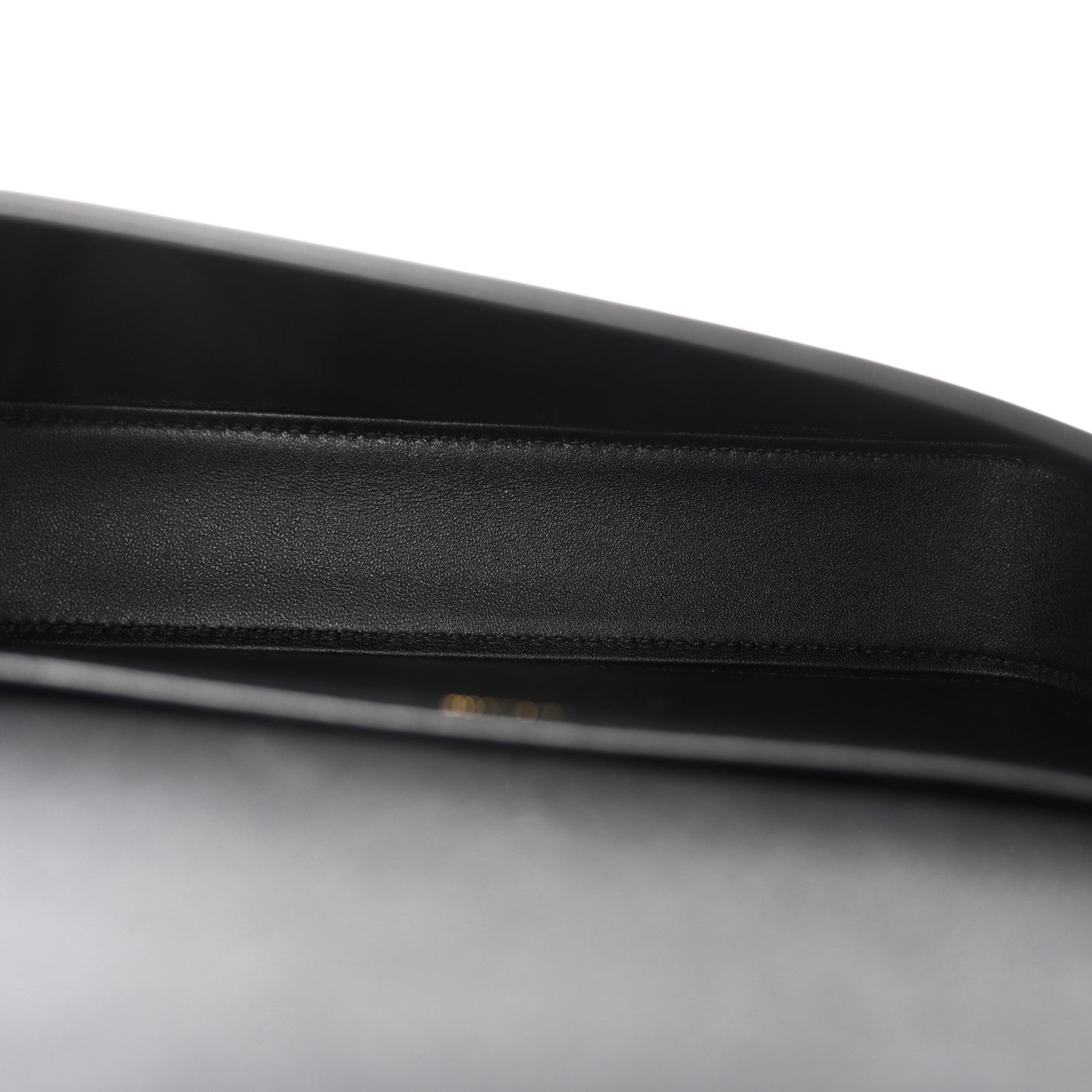 Celine Shiny Calfskin Triomphe Shoulder Bag Black 5 of 12