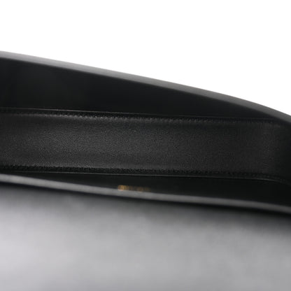 Celine Shiny Calfskin Triomphe Shoulder Bag Black 5 of 12