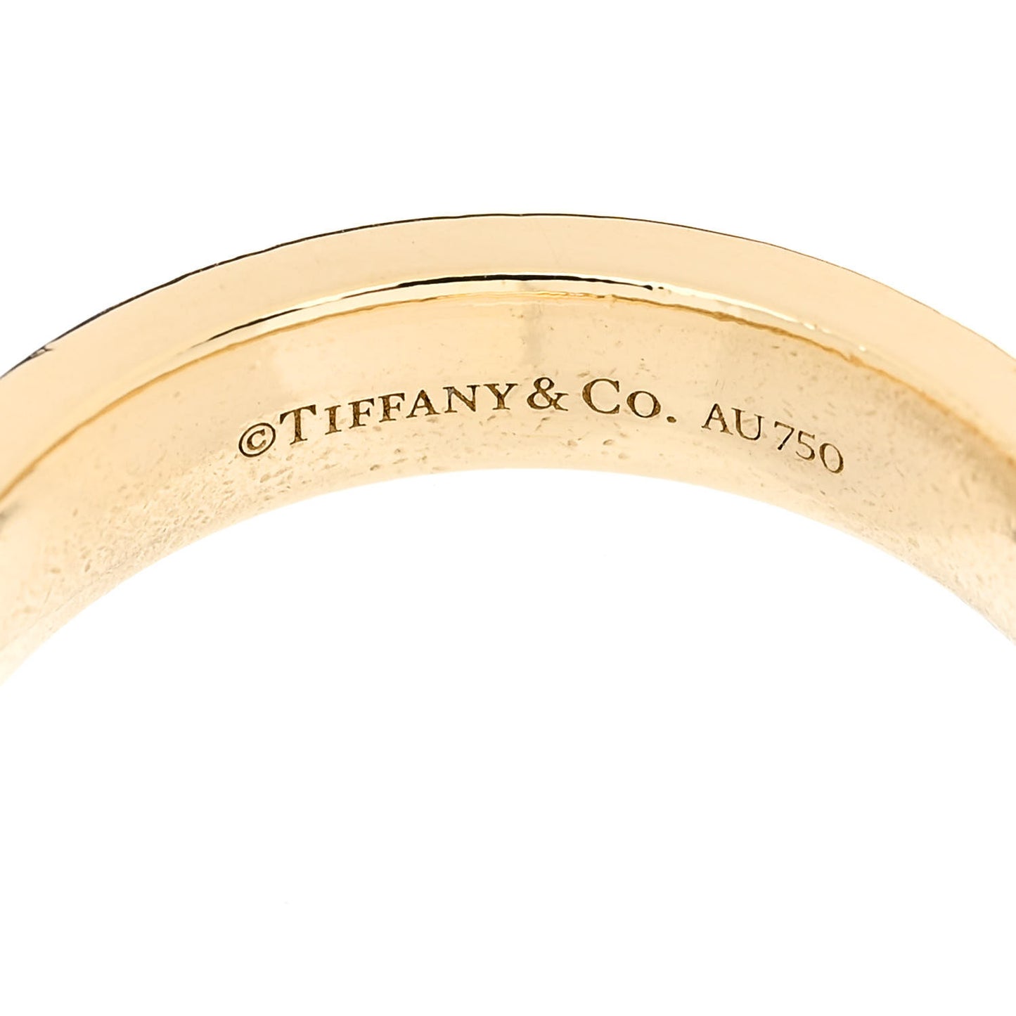 18K Yellow Gold T Two Narrow Ring 56 7.5