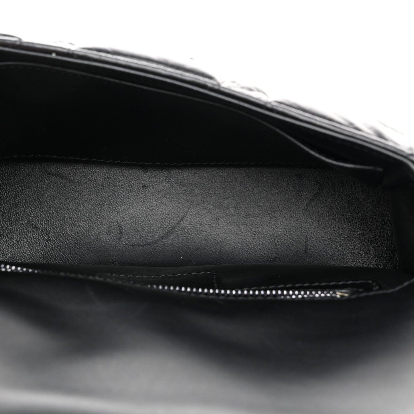 Calfskin Macrocannage Small Caro Bag Black