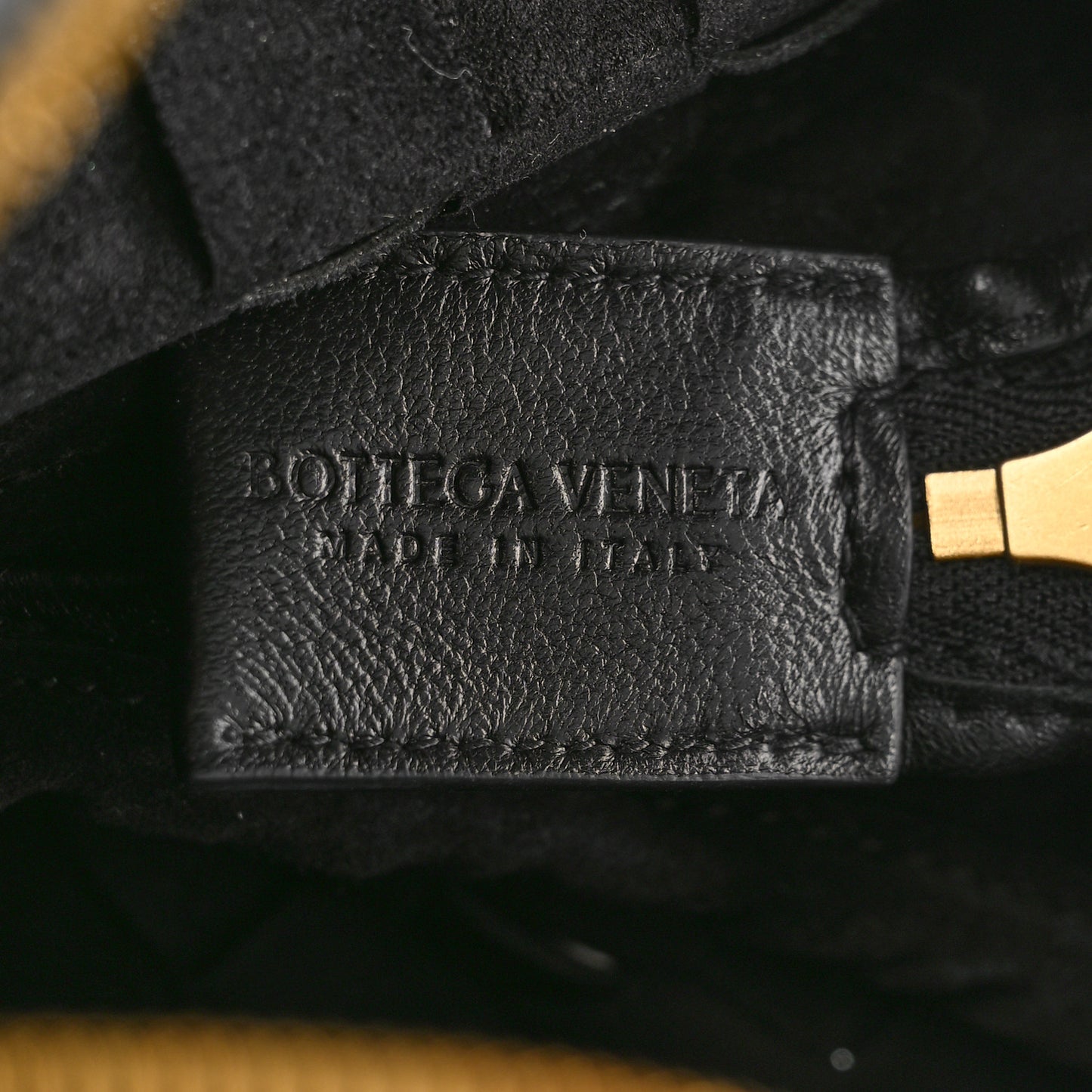 Nappa Intrecciato Small Loop Camera Bag Black