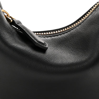 Fendi Vitello Grace Matte Nano Fendigraphy Hobo Charm Black 8 of 10