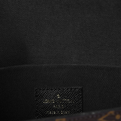 Louis Vuitton Monogram Blossom Pochette Felicie Chain Wallet Black 8 of 14