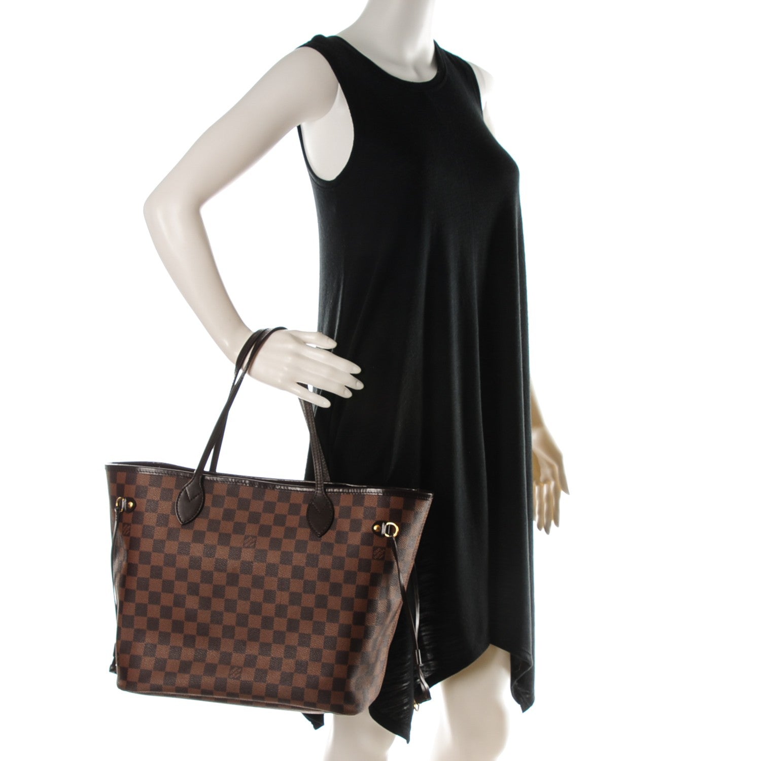 Louis Vuitton Damier Ebene Neverfull MM 2 of 7