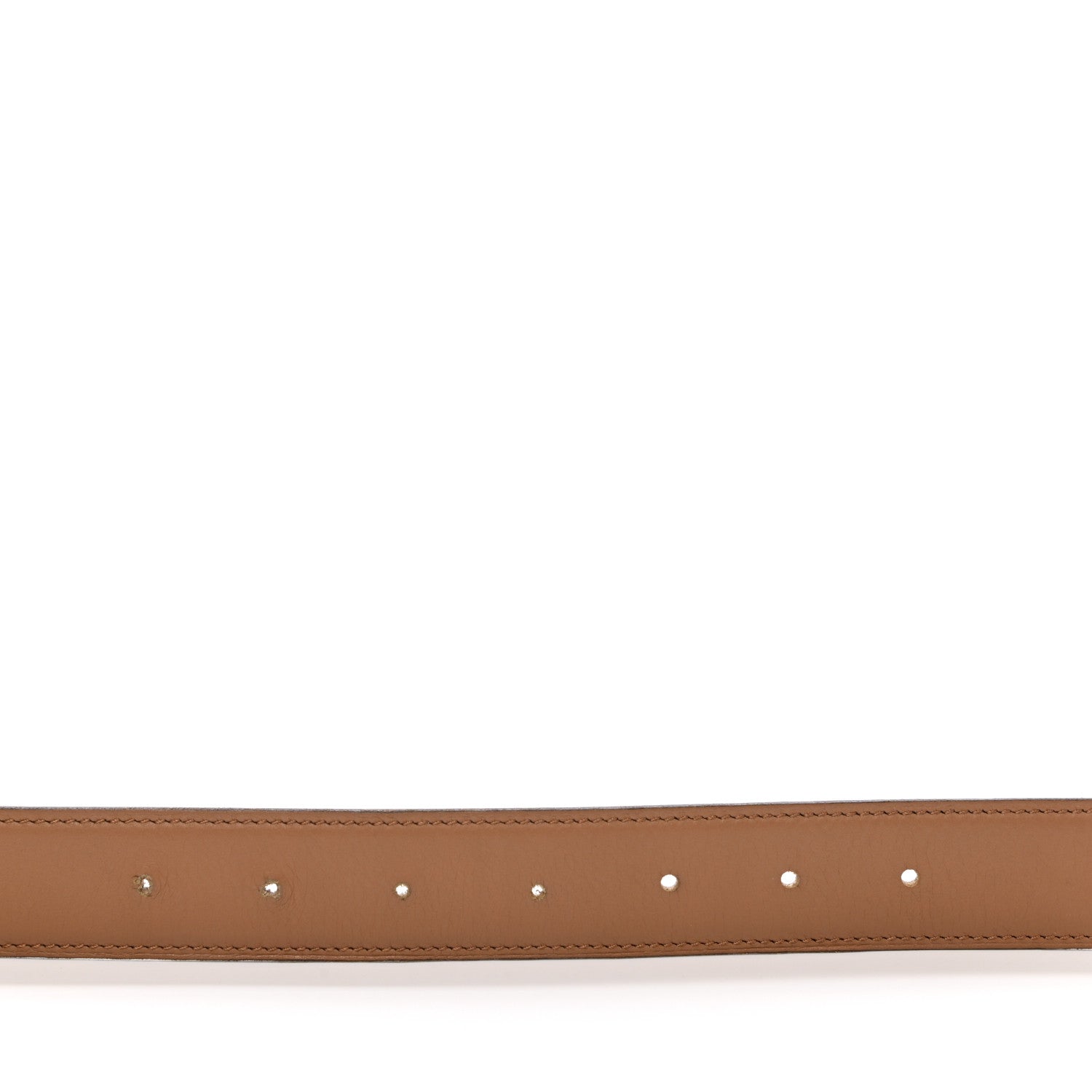 Hermes Chamonix Swift 32mm Belt Strap 90 Chocolate Biscuit 5 of 8