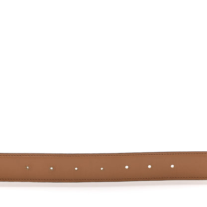 Hermes Chamonix Swift 32mm Belt Strap 90 Chocolate Biscuit 5 of 8