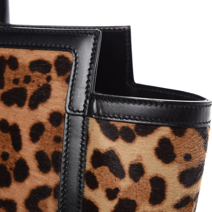 Gucci Pony Hair Jaguar Print Medium Lady Buckle Top Handle Bag Black 16 of 18