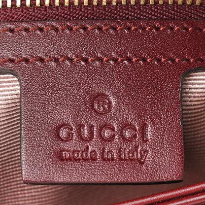 Gucci Vitello Palmellato Lux Small Arli Flap Shoulder Bag Vintage Bordeaux 7 of 12