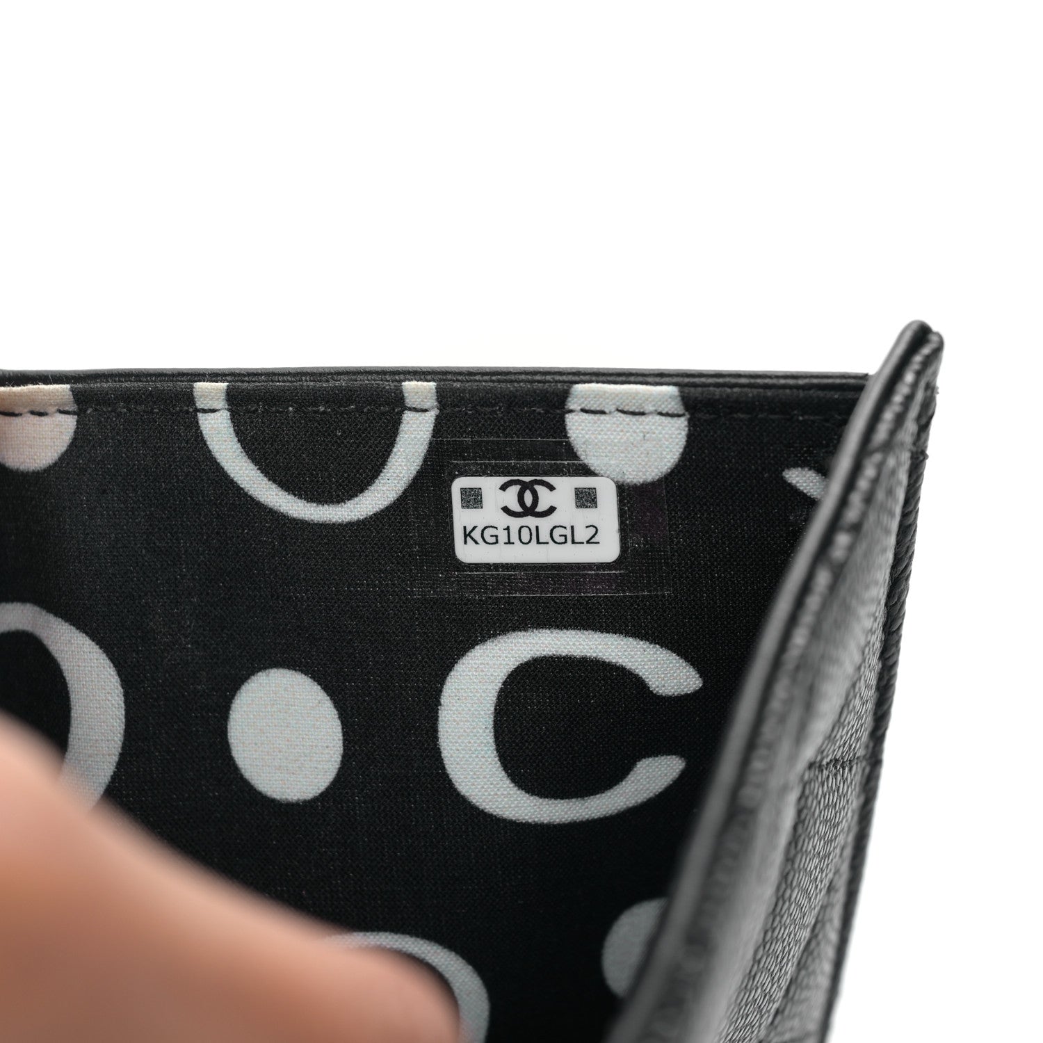 Chanel Caviar Quilted Coco Chanel CC Medium Flap Wallet Black 8 of 11
