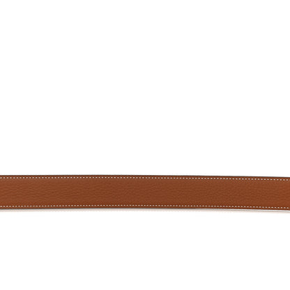Hermes Box Togo 32mm Belt Strap 85 Black Gold 8 of 9