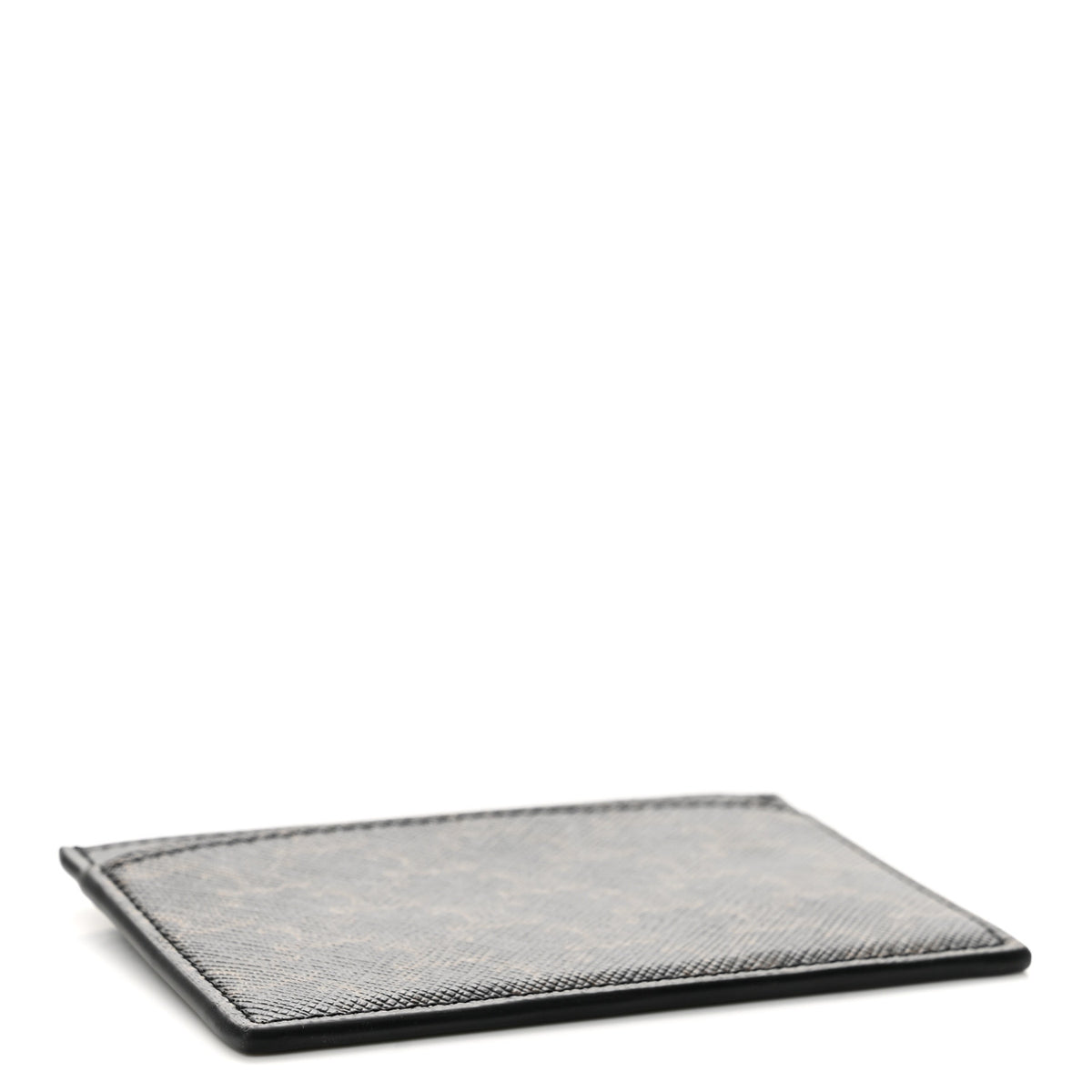 Triomphe Canvas Card Holder Black