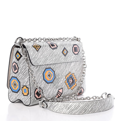 Louis Vuitton Epi Azteque Twist Shoulder Bag MM White 4 of 9