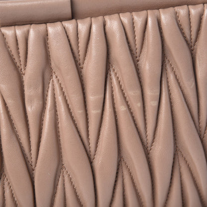 Miu Miu Nappa Matelasse Clutch Cammeo 9 of 9