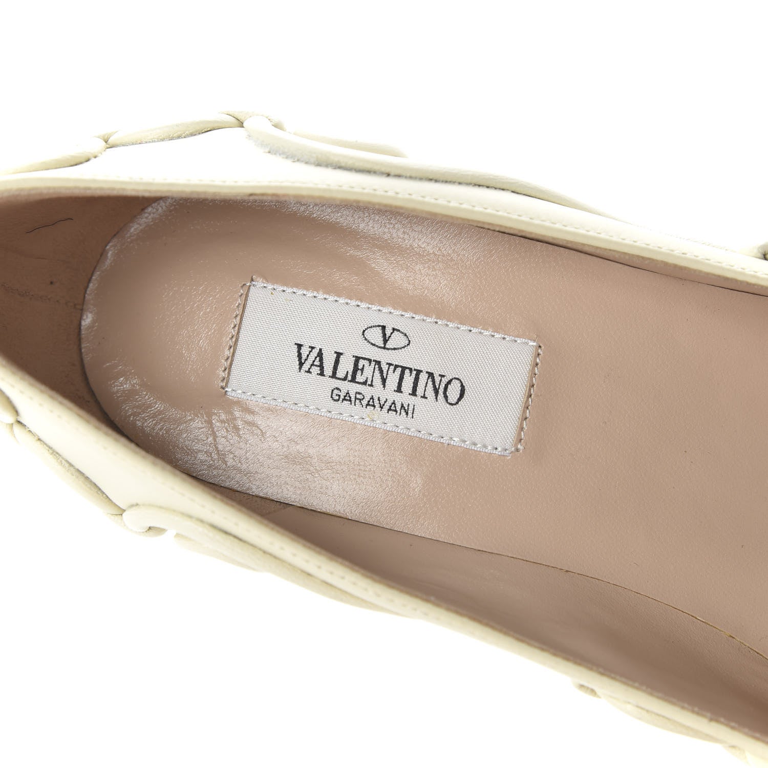 Valentino Garavani Nappa Swirl Pumps 36.5 Ivory 7 of 8