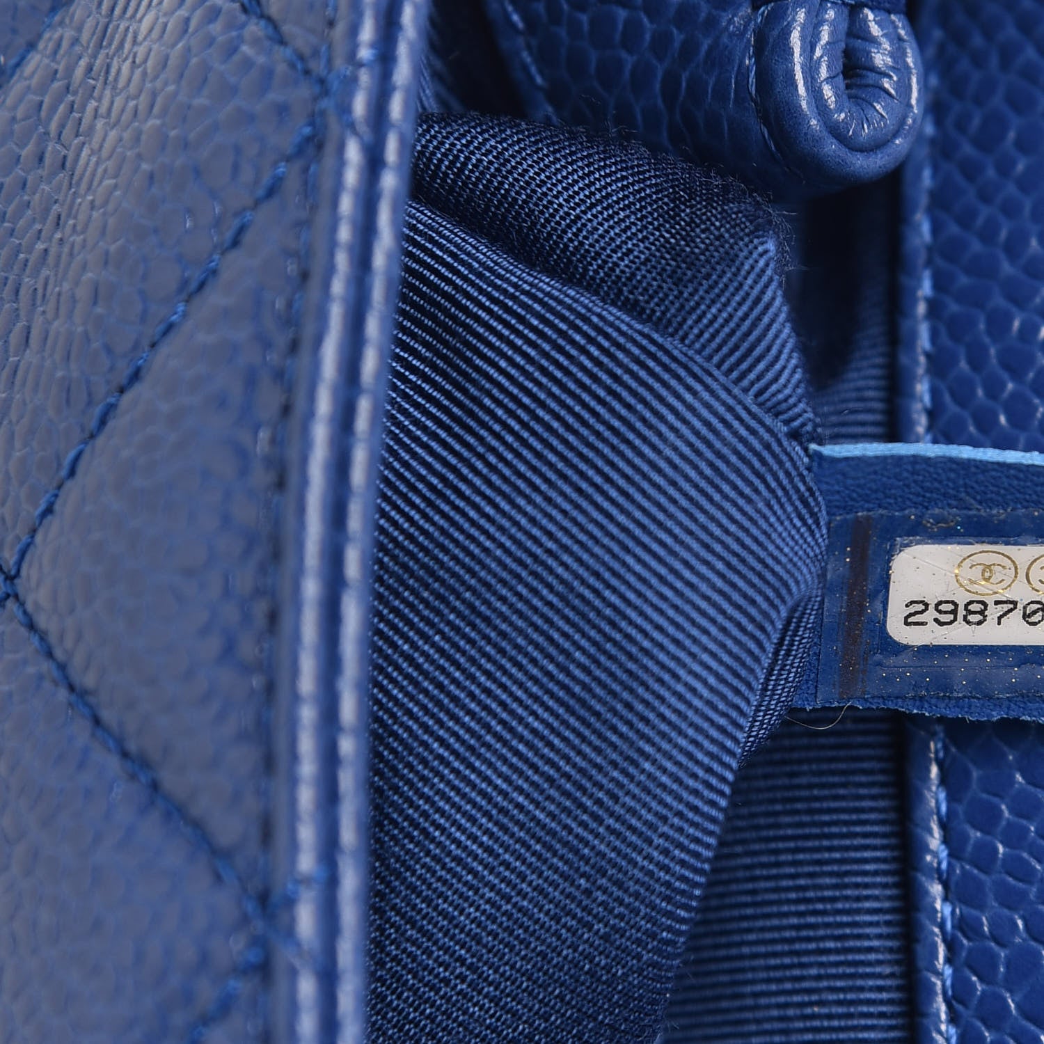 Chanel Caviar Quilted Incognito Mini Square Flap Dark Blue 7 of 11
