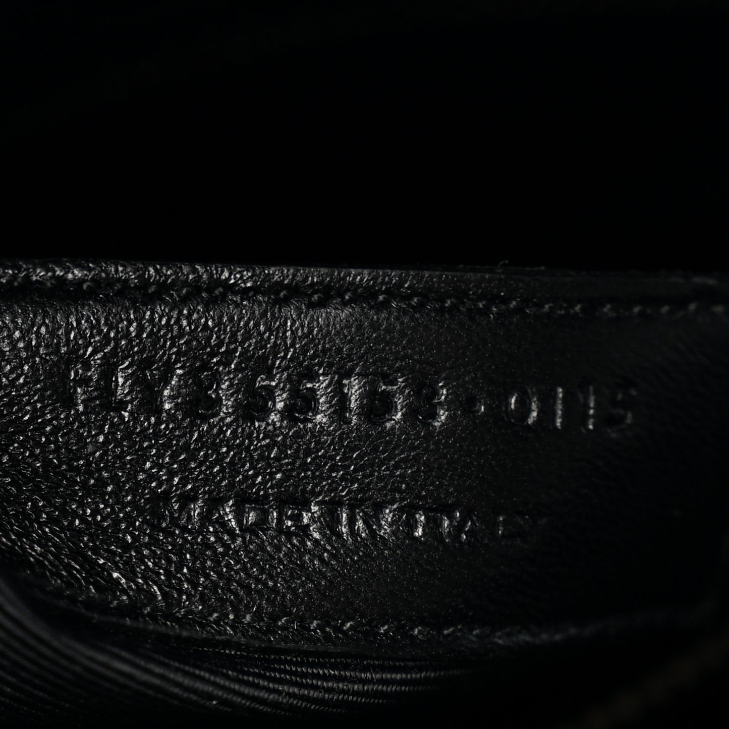 Calfskin Crocodile Embossed Small Sac de Jour Black