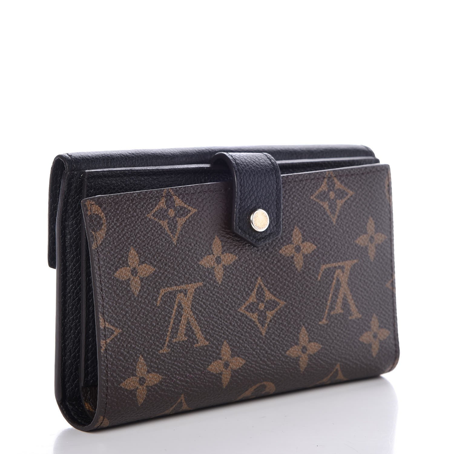 Louis Vuitton Monogram Pallas Compact Wallet Black 3 of 9
