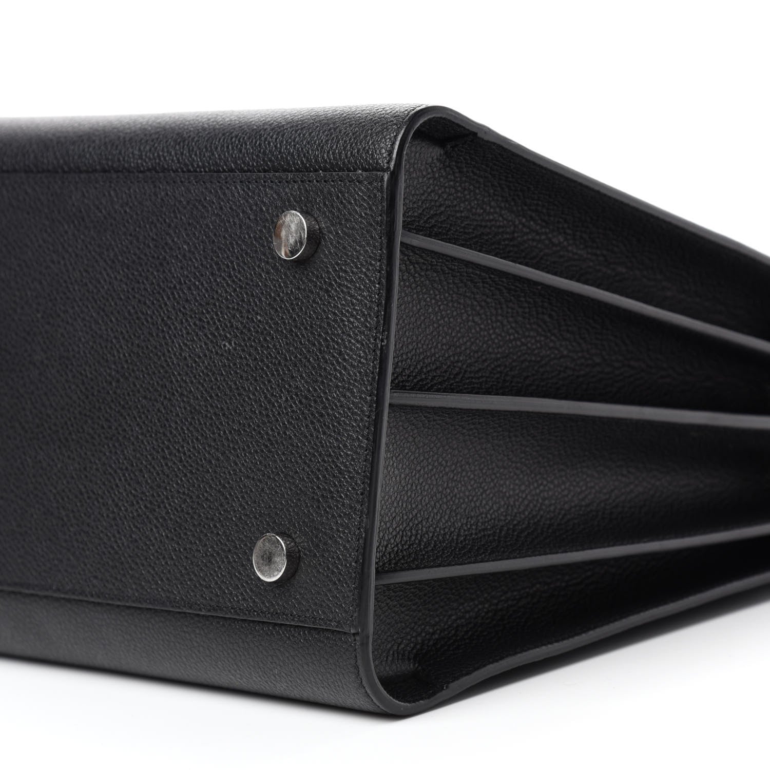 Saint Laurent Grained Calfskin Small Sac De Jour Black 7 of 11