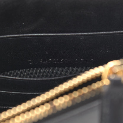 Saint Laurent Smooth Calfskin Classic Monogram Kate Tassel Chain Wallet Black 7 of 16