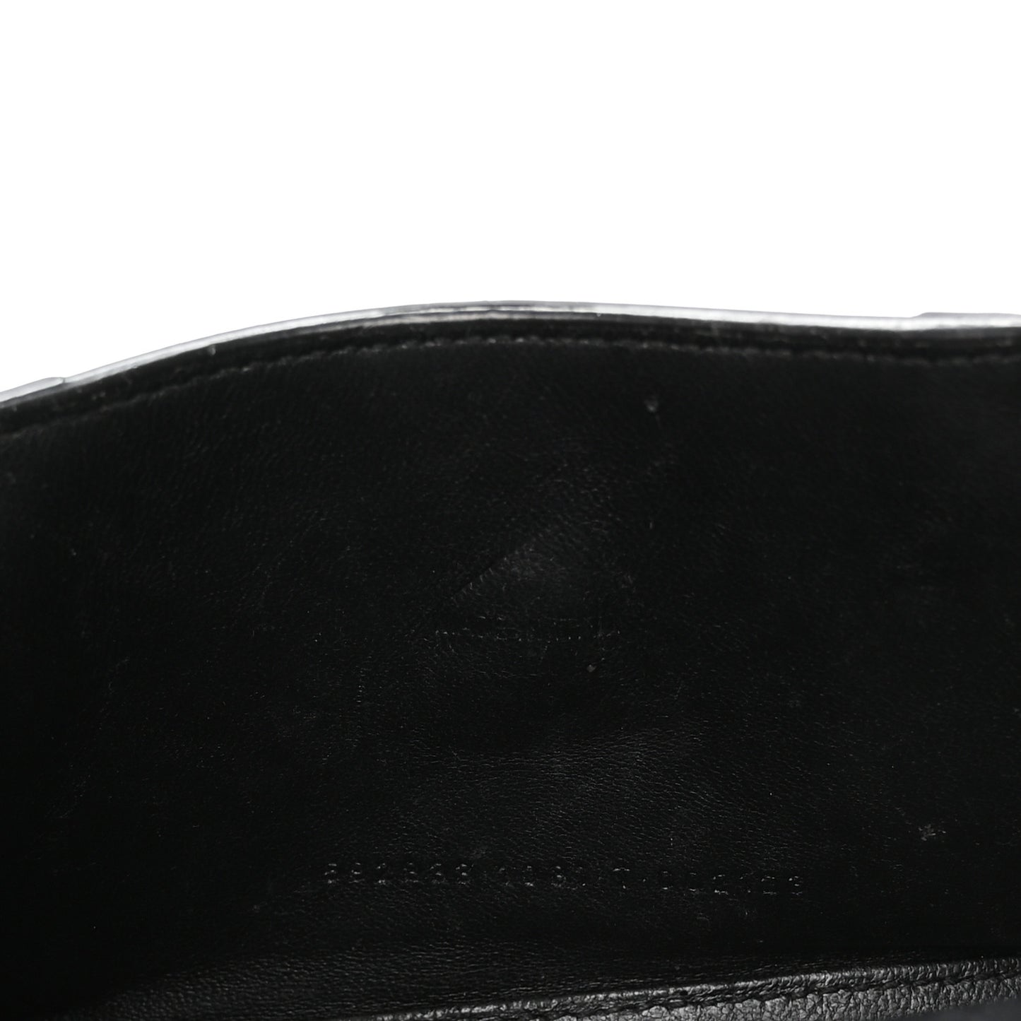 Box Calfskin Graffiti Logo Hourglass Top Handle Bag XS Black Silver