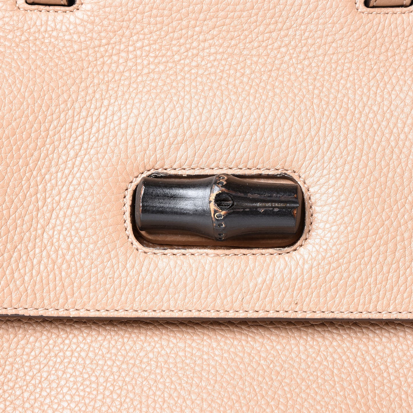 Cellarius Calfskin Medium Bamboo Daily Top Handle Bag Camelia