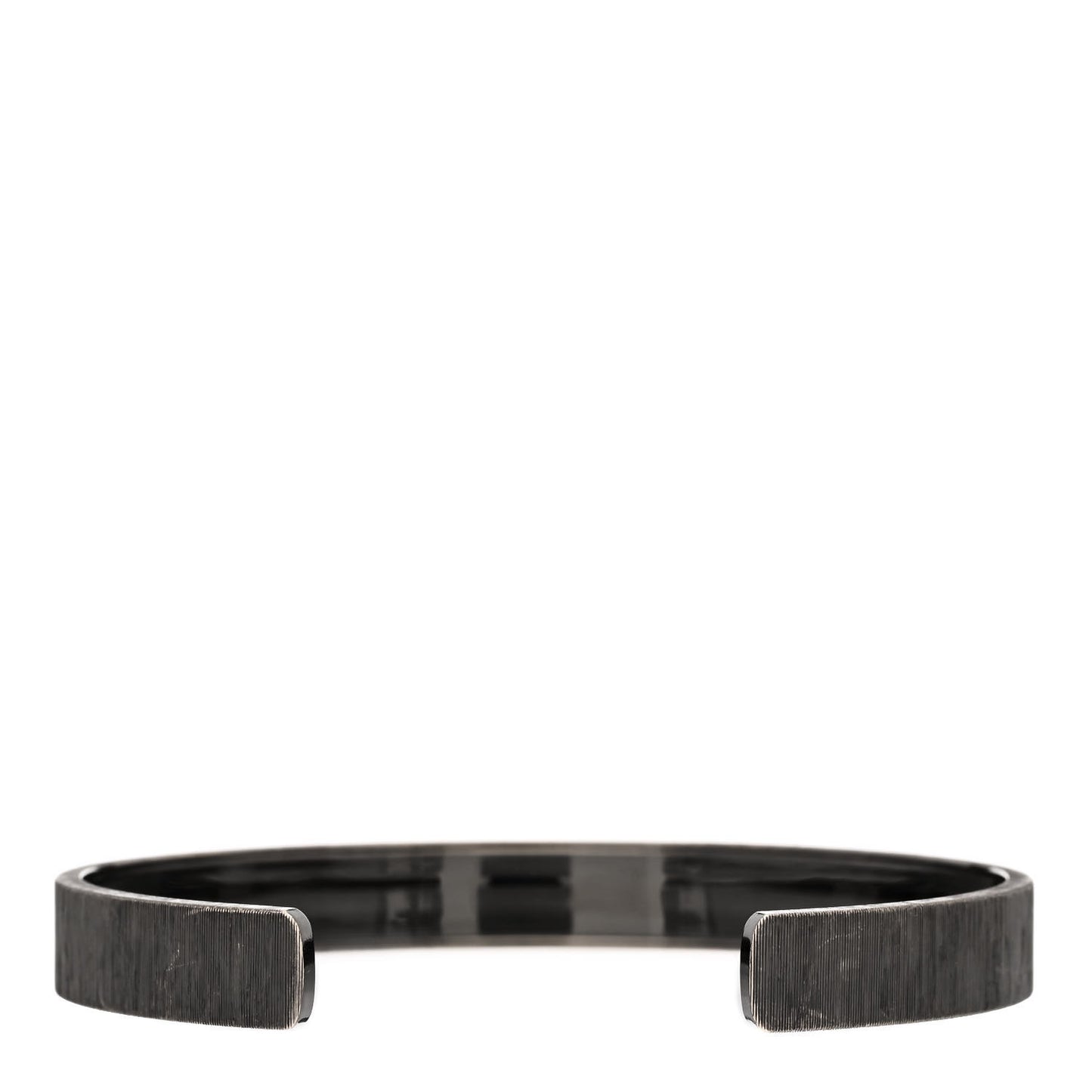 18K White Gold Black Ruthenium 8mm Men's Macri Bracelet