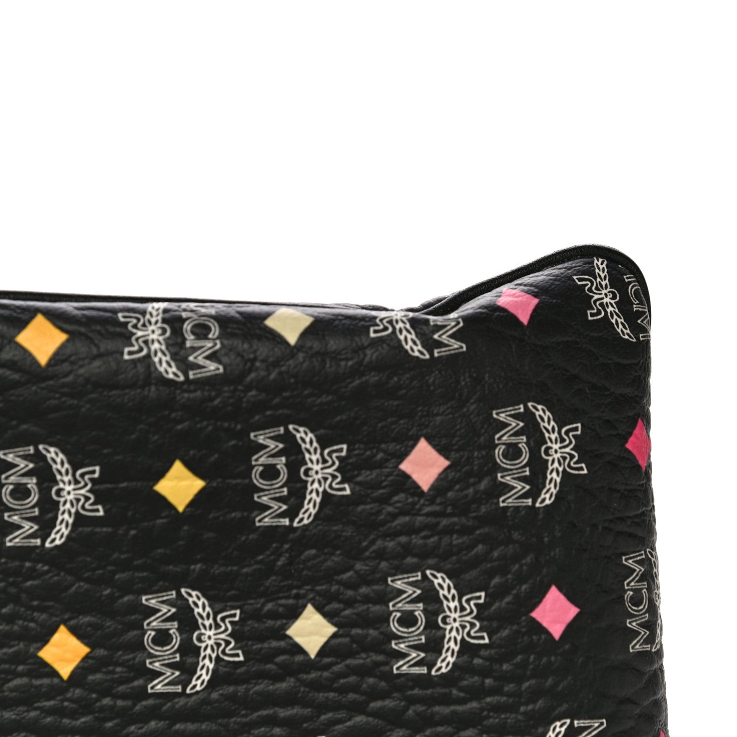 MCM Skyoptic Visetos Crossbody Pouch Spectrum Diamond Black 14 of 15