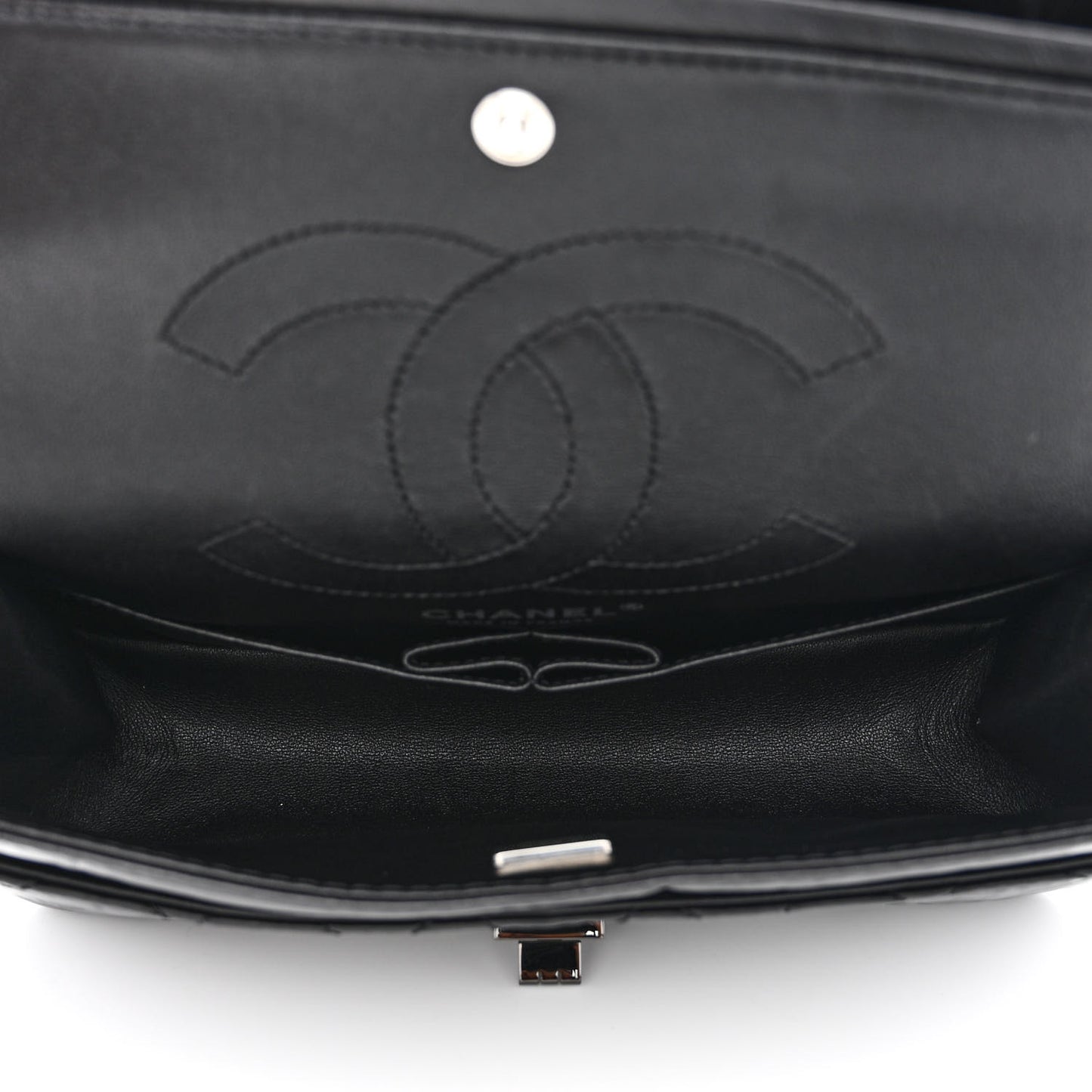 Aged Calfskin Quilted 2.55 Reissue 225 Flap So Black