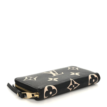 Louis Vuitton Empreinte Monogram Giant Zippy Wallet Black Beige 4 of 7