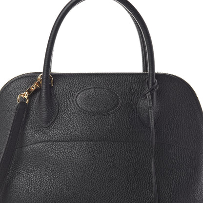 Hermes Taurillon Clemence Bolide 31 Black 7 of 9