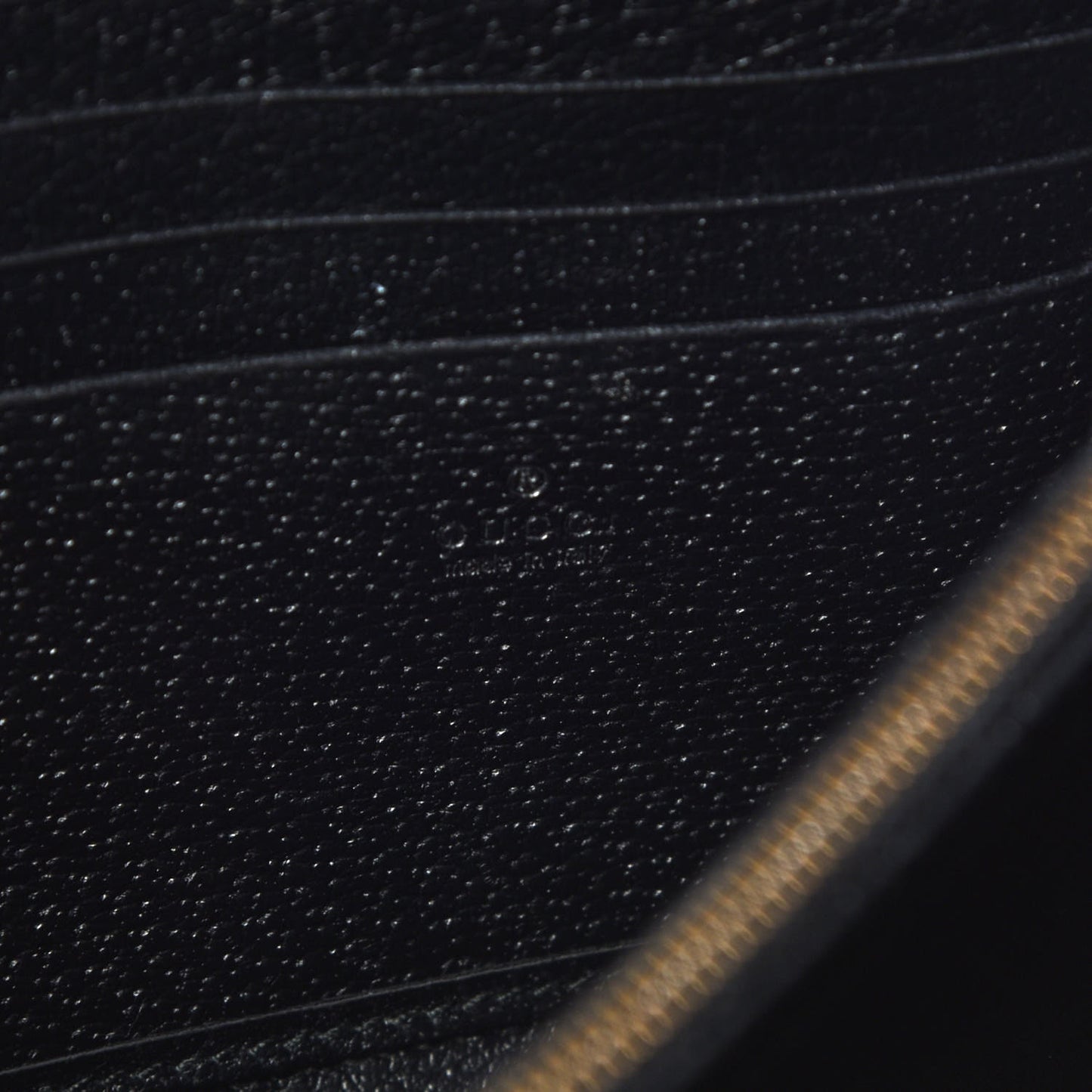 Calfskin Web Mini Dionysus Chain Wallet Black