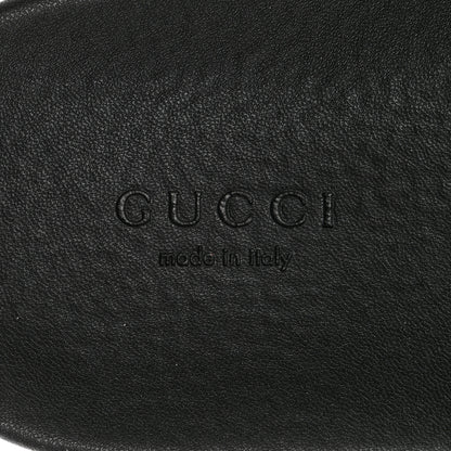 Gucci Nylon Web Womens Slide Sandals 35 Black Green Red 7 of 8