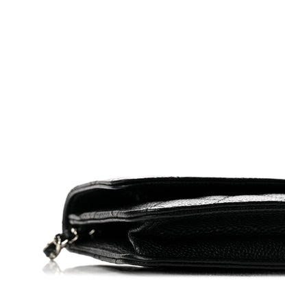 Chanel Caviar Quilted Wallet on Chain WOC Black 12 of 14