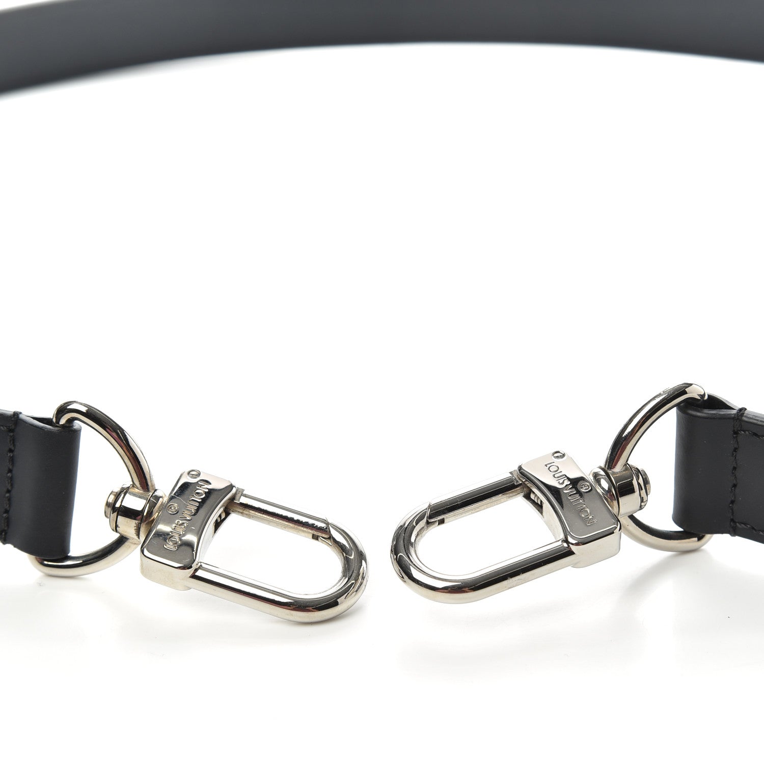 Louis Vuitton Calfskin Adjustable Keepall Bandouliere Shoulder Strap Black 3 of 3