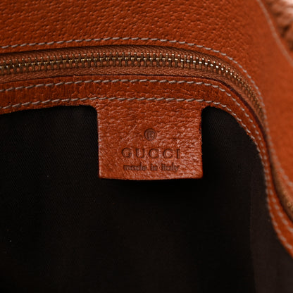 Gucci Monogram Large Horsebit Chain Hobo Brown 5 of 10