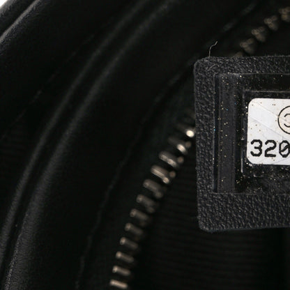 Chanel Lambskin Quilted Crossbody Bag Black 7 of 9