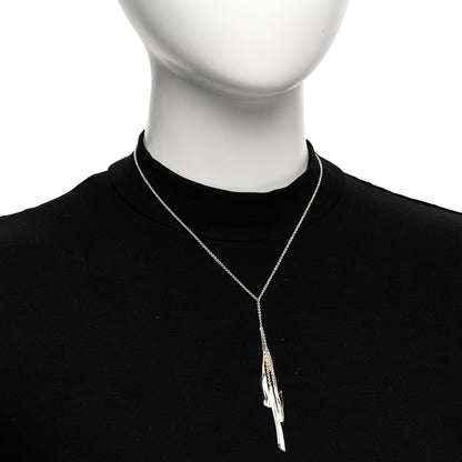 Tiffany Sterling Silver Frank Gehry Flux Drop Pendant Necklace 2 of 4