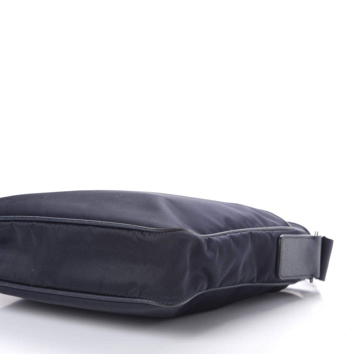 Tessuto Nylon Saffiano Flat Messenger Bag Baltico